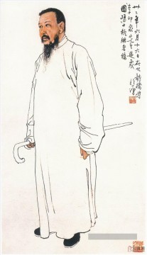 Xu Beihong portrait chinois traditionnel Peinture à l'huile